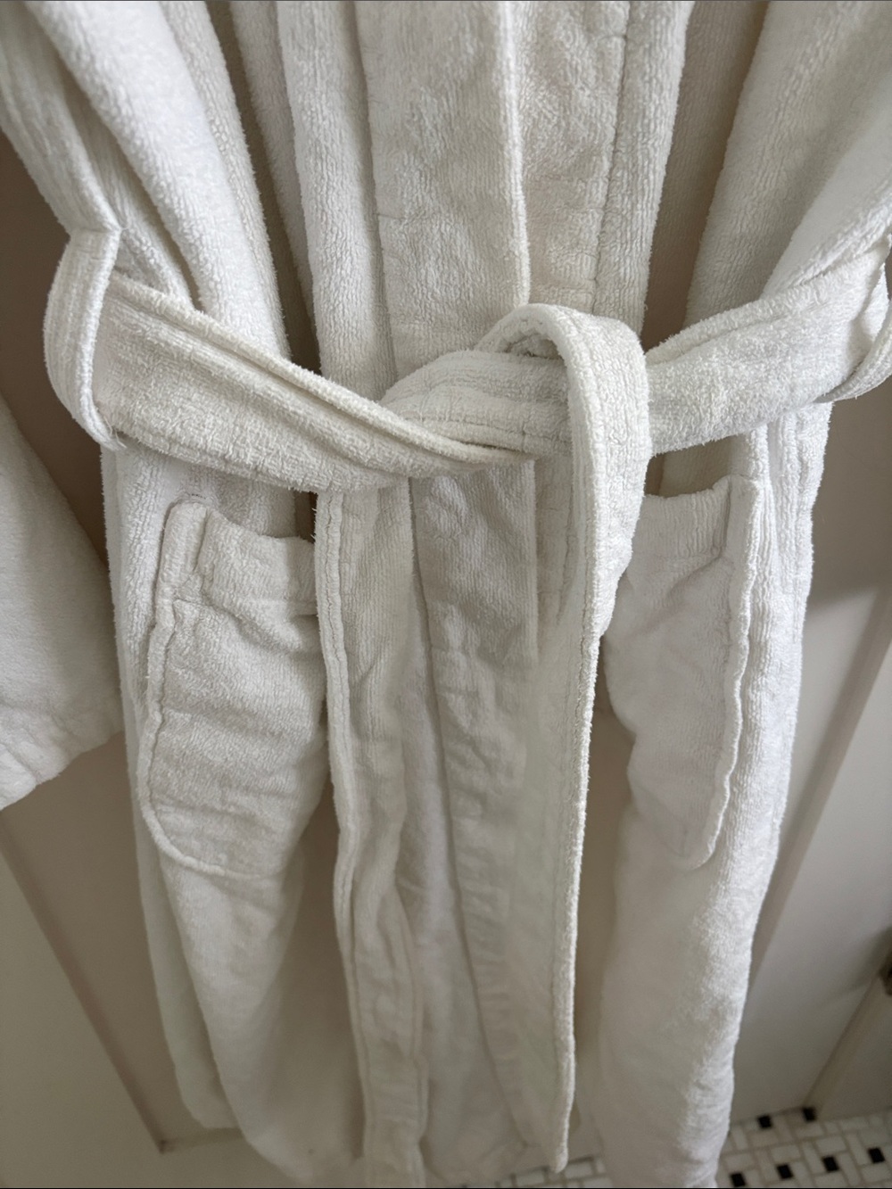 VTG 90's Polo Ralph Lauren Thick Terry 100% Cotton Bath Robe - Picture 4 of 6